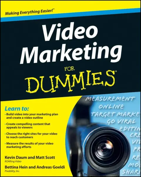 Cover of Video Marketing for Dummies