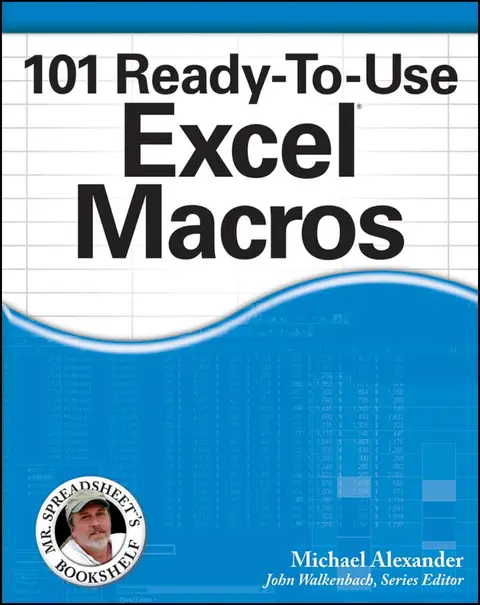 Cover of 101 Ready-To-Use Excel Macros
