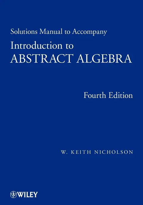 Cover of Introduction to Abstract Algebra