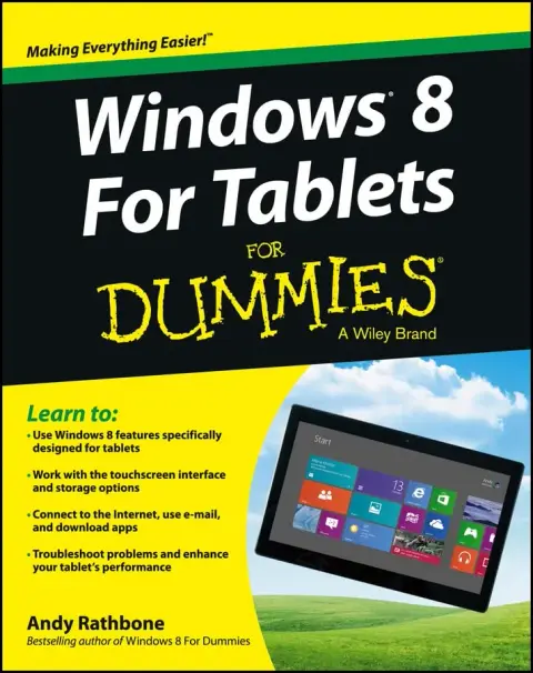 Cover of Windows for Tablets for Dummies