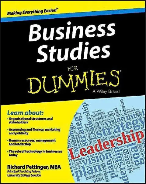 Cover of Business Studies for Dummies