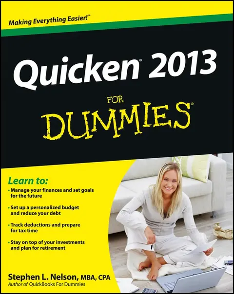 Cover of Quicken 2013 for Dummies