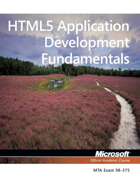 Cover of Exam 98-375 HTML5 Application Development Fundamentals