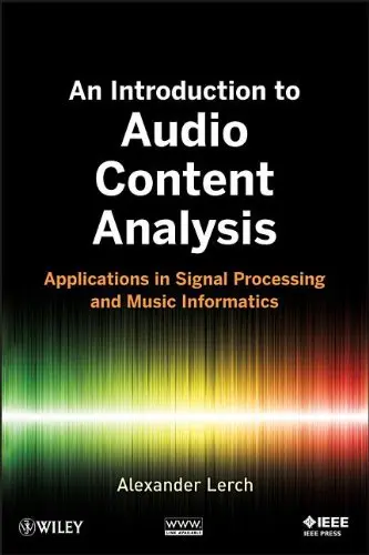 Cover of An Introduction to Audio Content Analysis