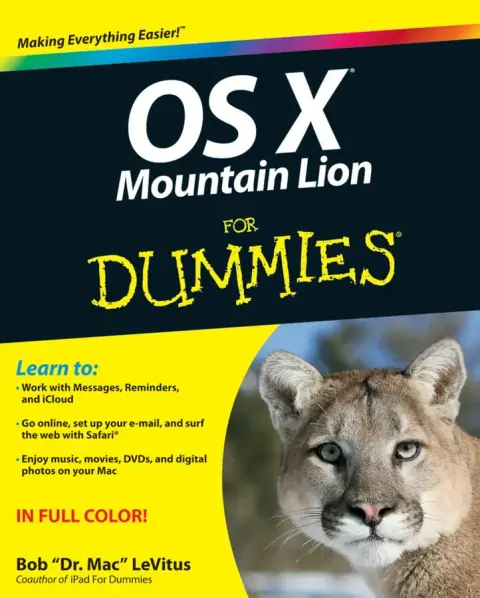 Cover of OS X Mountain Lion for Dummies