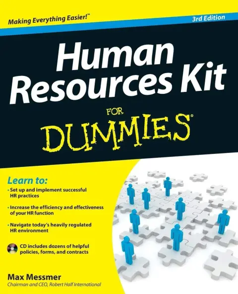 Cover of Human Resources Kit for Dummies 3e