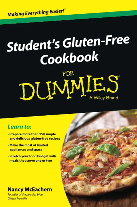 Cover of Student's Gluten-Free Cookbook for Dummies
