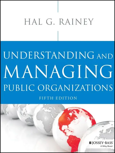 Cover of Understanding and Managing Public Organizations