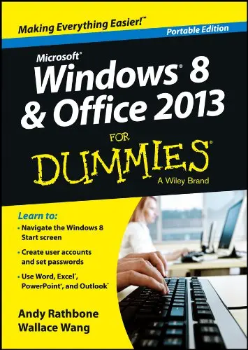Cover of Windows 8 & Office 2013 for Dummies