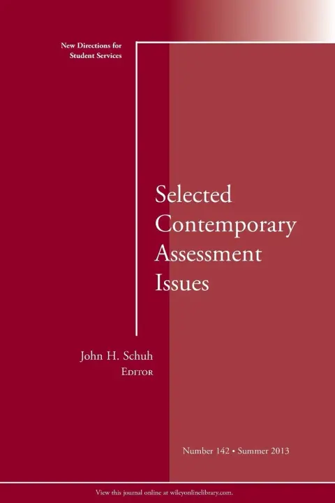 Cover of Selected Contemporary Assessment Issues