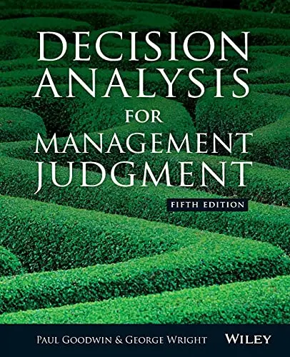 Cover of Decision Analysis for Management Judgement