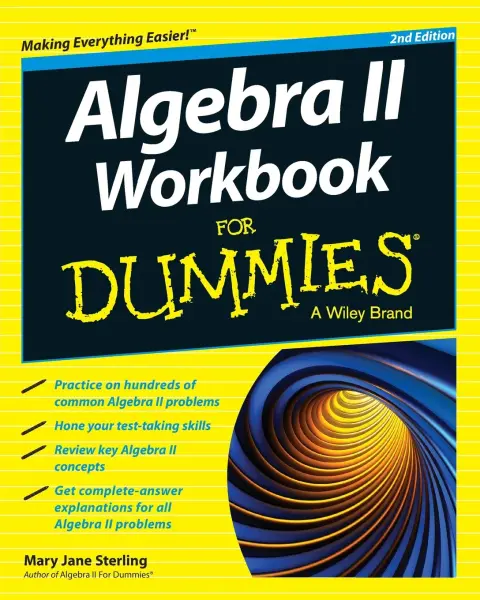 Cover of Algebra II Workbook for Dummies