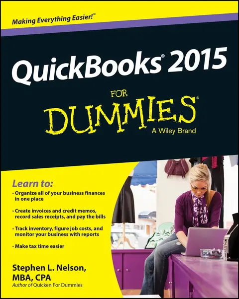 Cover of QuickBooks 2015 for Dummies