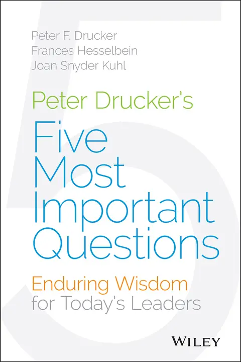 Cover of Peter Drucker′s Five Most Important Questions