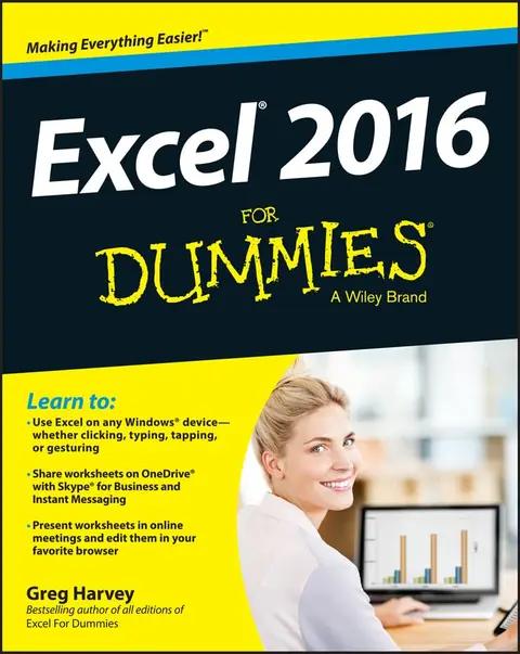 Cover of Excel 2016 for Dummies