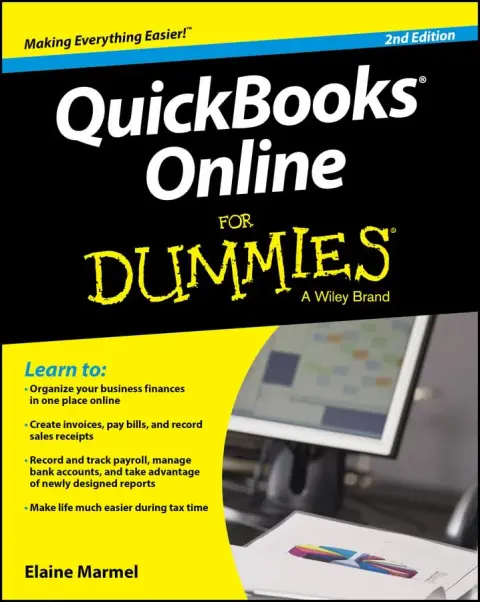 Cover of Quickbooks Online for Dummies