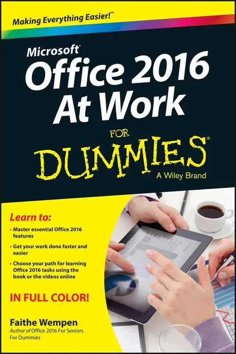 Cover of Office 2016 at Work for Dummies (For Dummies (Computer/tech))