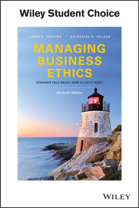 Cover of Managing Business Ethics