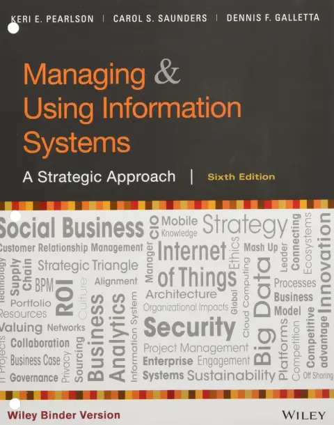 Cover of Managing and Using Information Systems