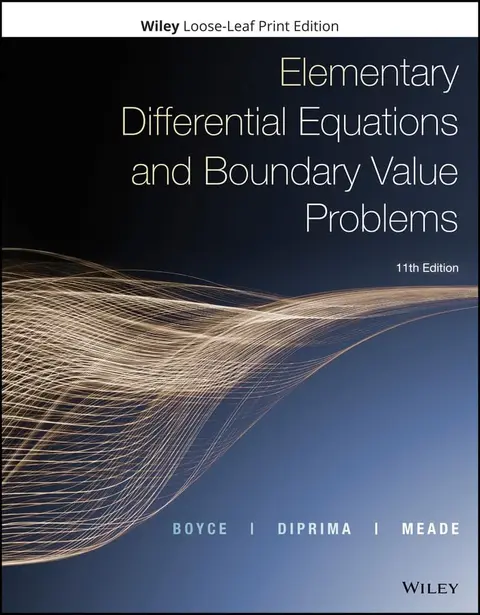 Cover of Elementary Differential Equations and Boundary Value Problems