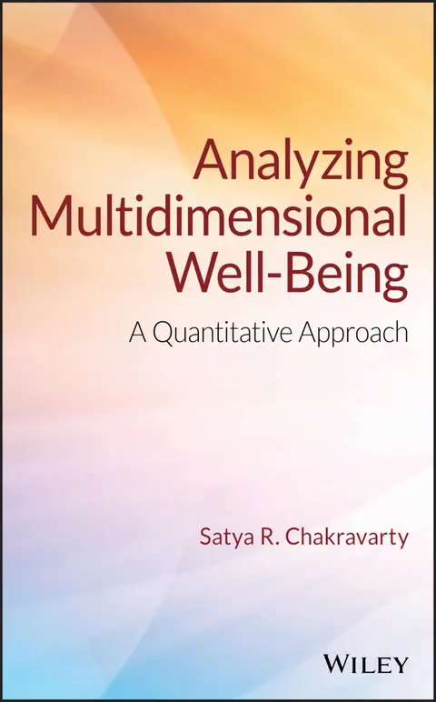 Cover of Analyzing Multidimensional Well-Being