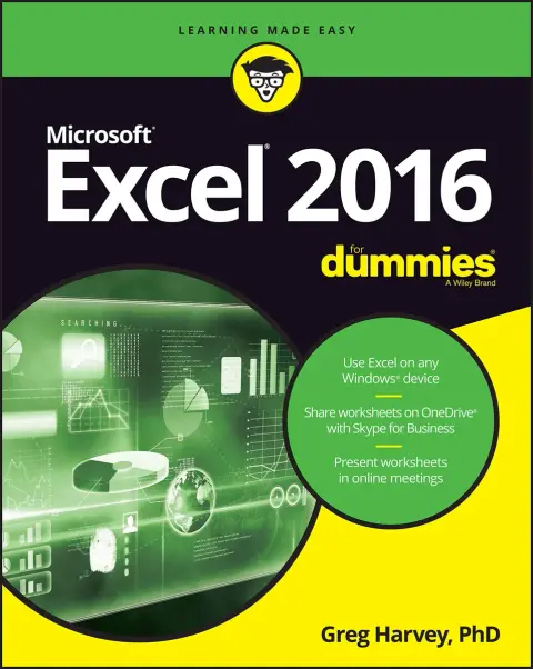 Cover of Excel 2016 for Dummies