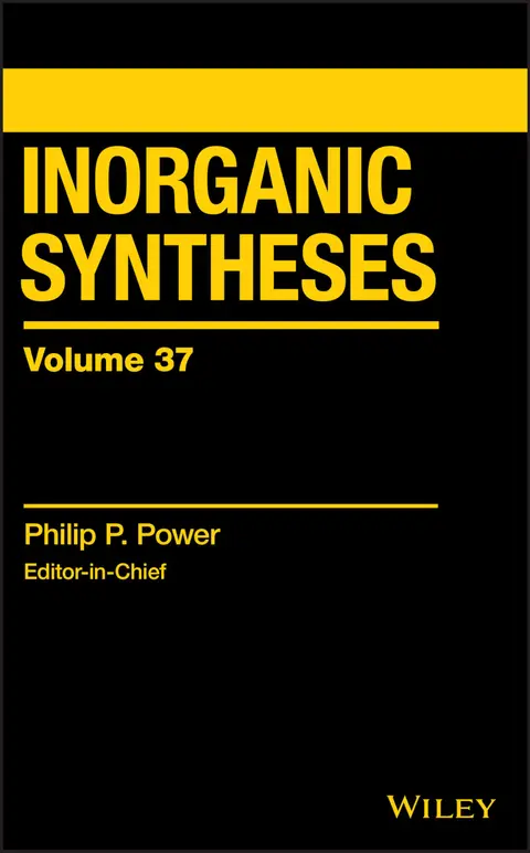 Cover of Inorganic Syntheses, Volume 37