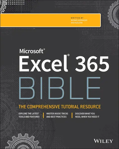 Cover of Excel 2019 bible
