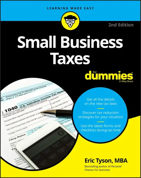 Cover of Small Business Taxes for Dummies