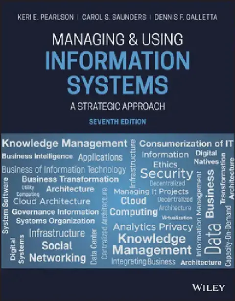 Cover of Managing and Using Information Systems