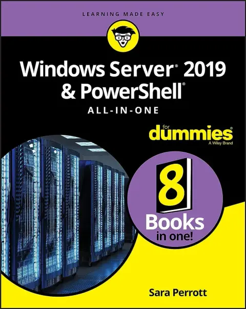 Cover of Windows Server 2019 & PowerShell All-in-One for Dummies