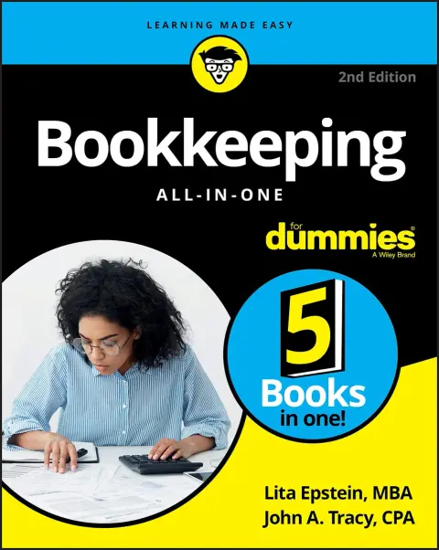 Cover of Bookkeeping All-in-One for Dummies,2e