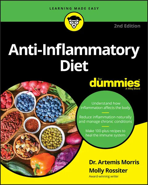 Cover of Anti-Inflammatory Diet for Dummies, 2nd Edition