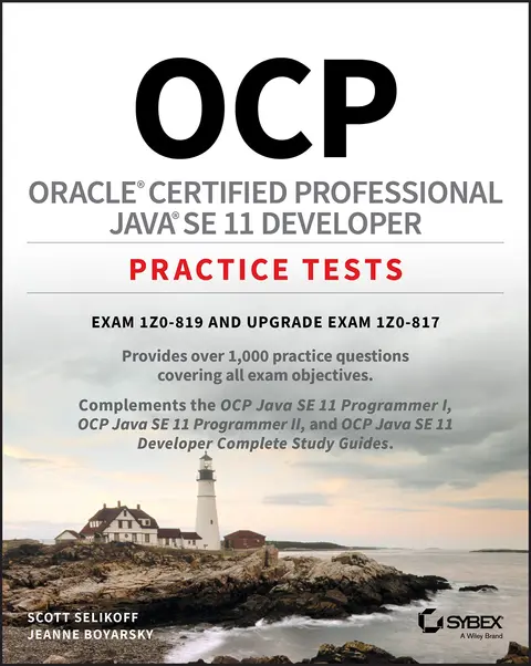 Cover of OCP Oracle Certified Professional Java SE 11 Developer Practice Tests