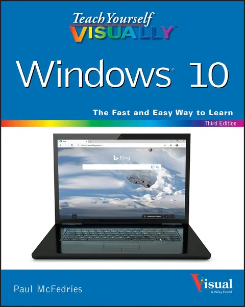 Cover of Teach Yourself VISUALLY Windows 10, 3e