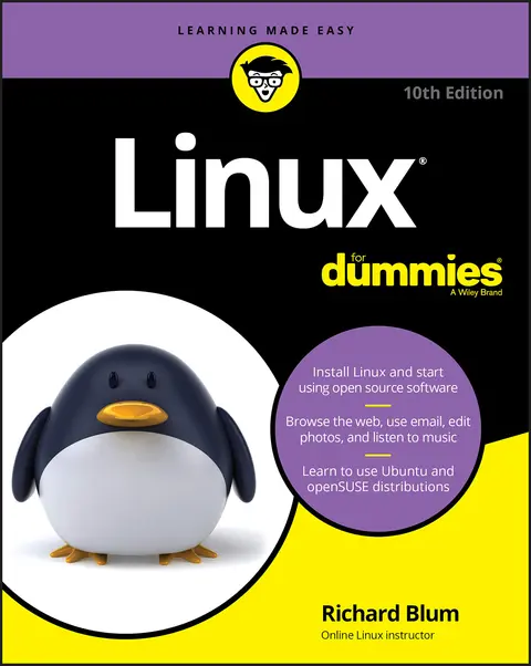 Cover of Linux for Dummies, 10th Edition