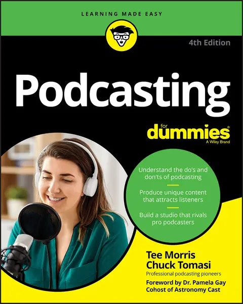 Cover of Podcasting for Dummies, 4th Edition