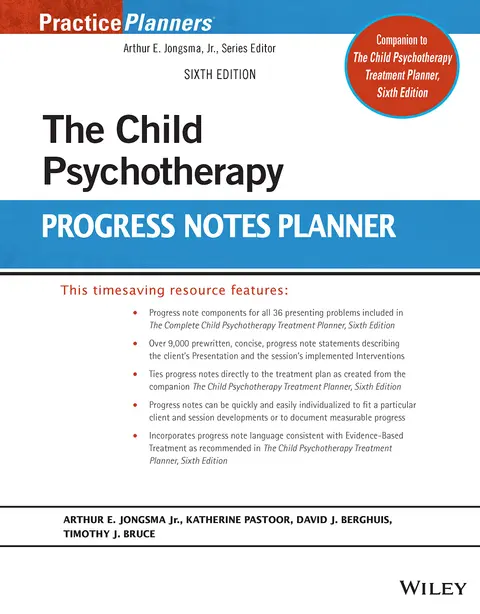 Cover of The Child Psychotherapy Progress Notes Planner