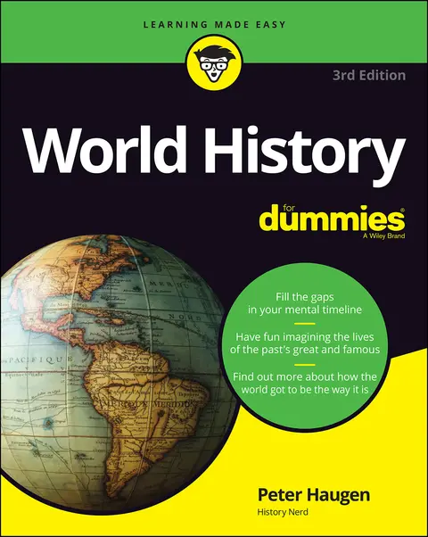 Cover of World History for Dummies, 3rd Edition