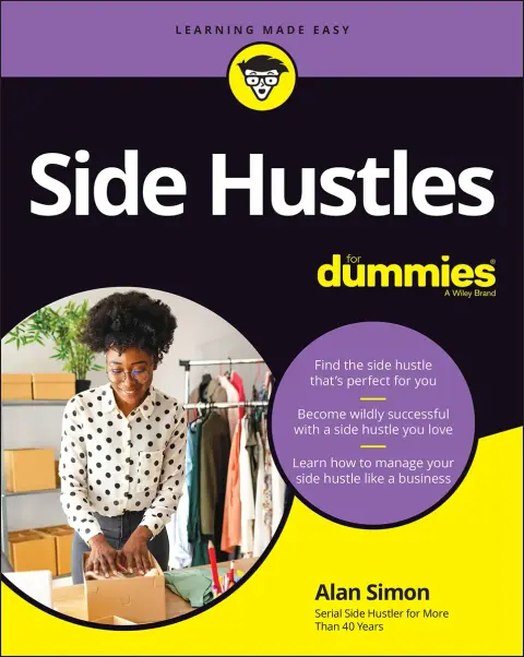 Cover of Side Hustles for Dummies