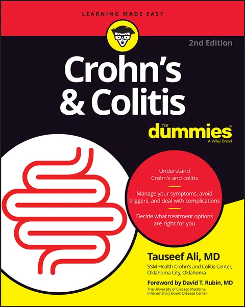 Cover of Crohn's and Colitis for Dummies, 2nd Edition