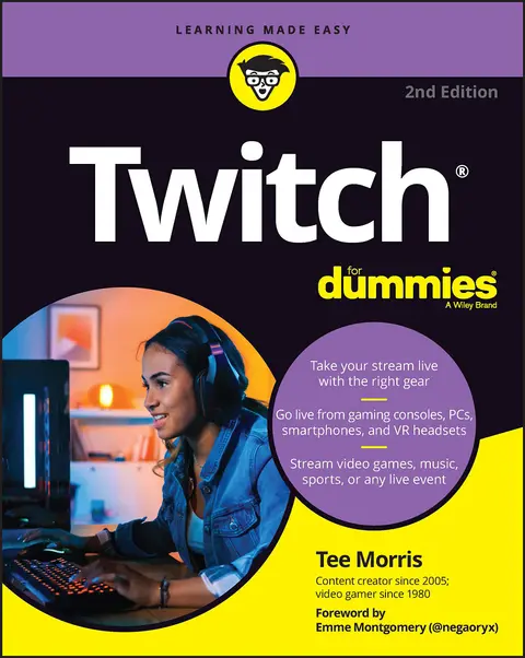 Cover of Twitch for Dummies, 2nd Edition