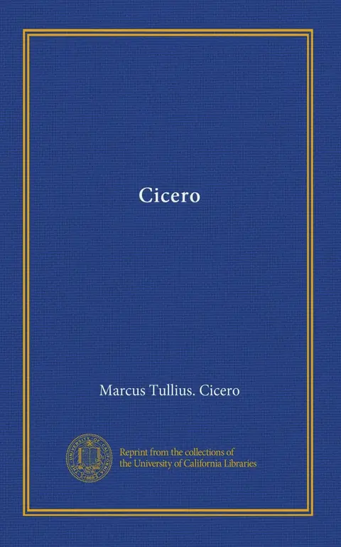 Cover of Cicero