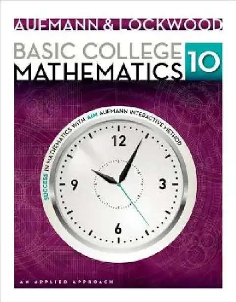 Cover of Basic College Mathematics