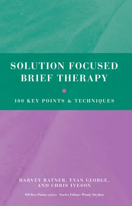 Cover of Solution Focused Brief Therapy