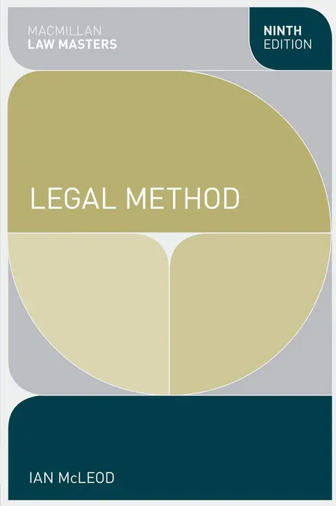Cover of Legal Method