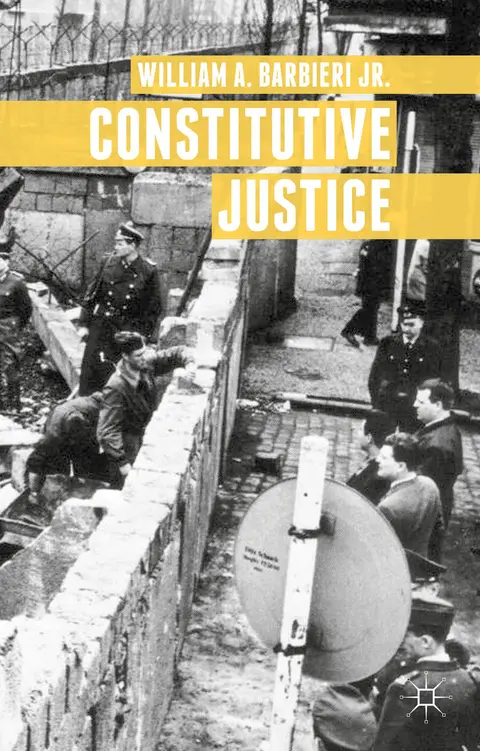 Cover of Constitutive Justice