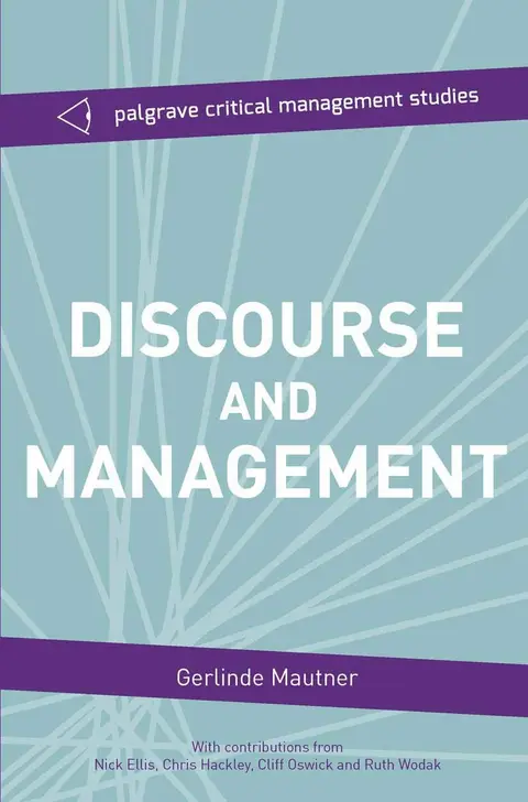 Cover of Discourse and Management