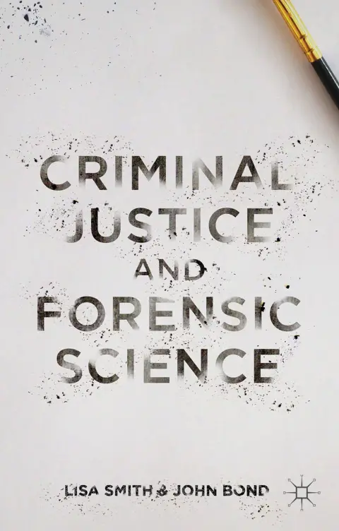 Cover of Criminal Justice and Forensic Science