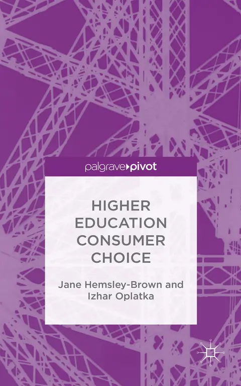 Cover of Higher Education Consumer Choice